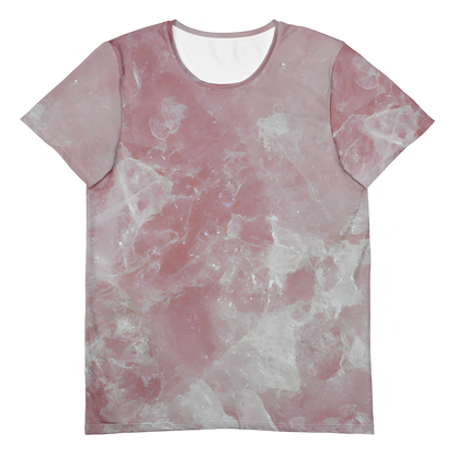 Rose Quartz Crystal Athletic Tee — Men's