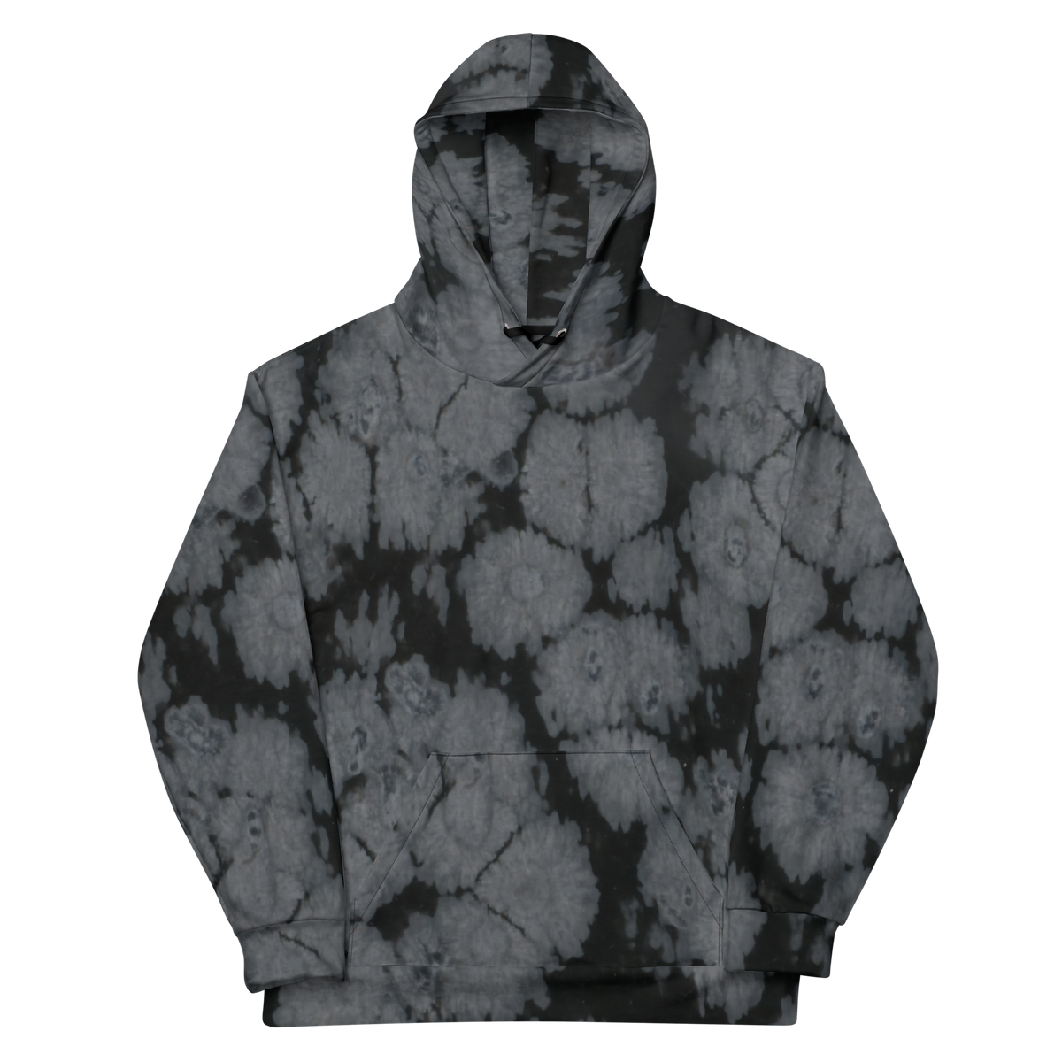 Snowflake Obsidian Crystal Print Hoodie