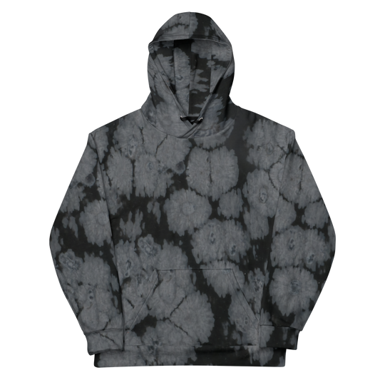 Snowflake Obsidian Crystal Print Hoodie